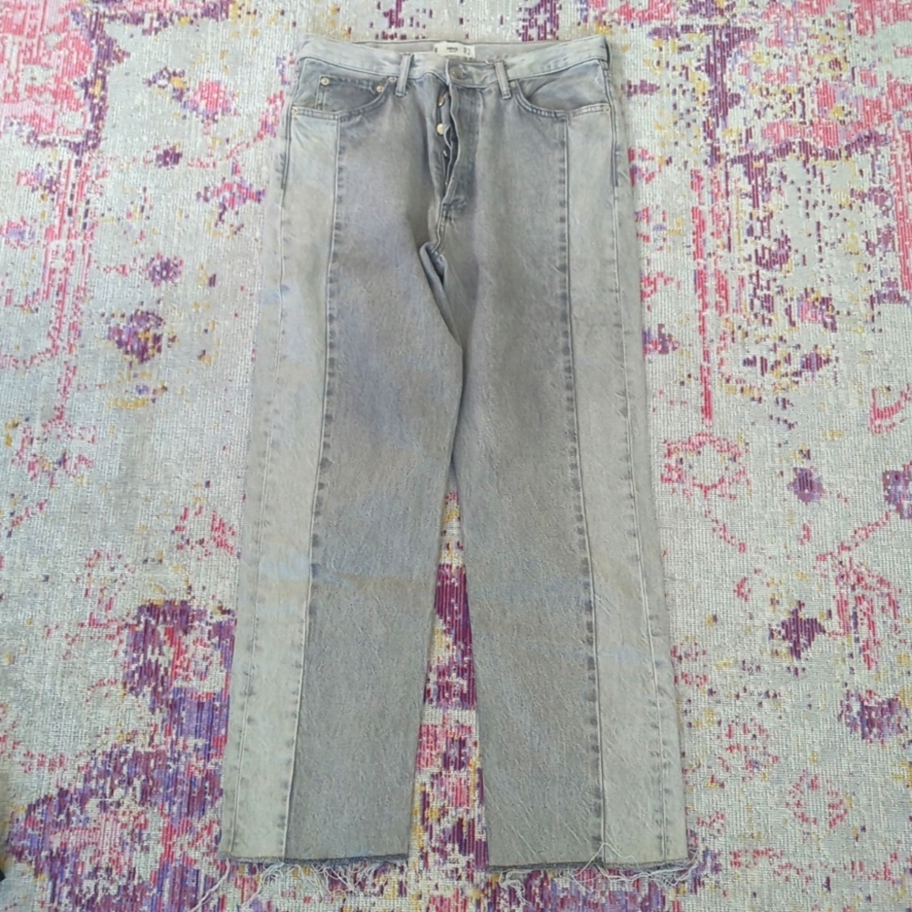 MANGO Denim Jeans Gray - 10